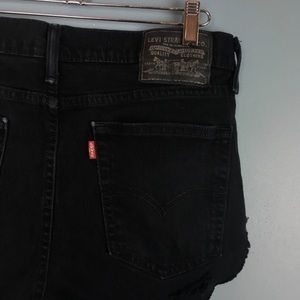 Levi Black Cutoffs